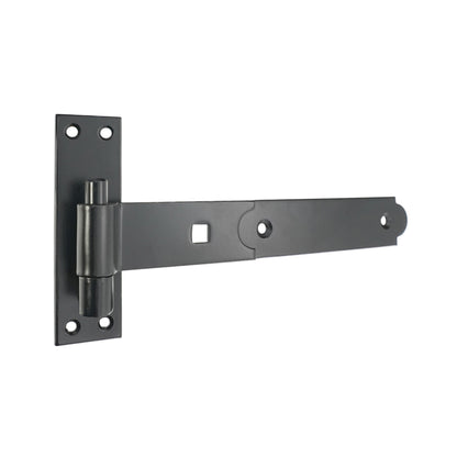Hook and Band Hinge - Straight 10" - 250mm Black