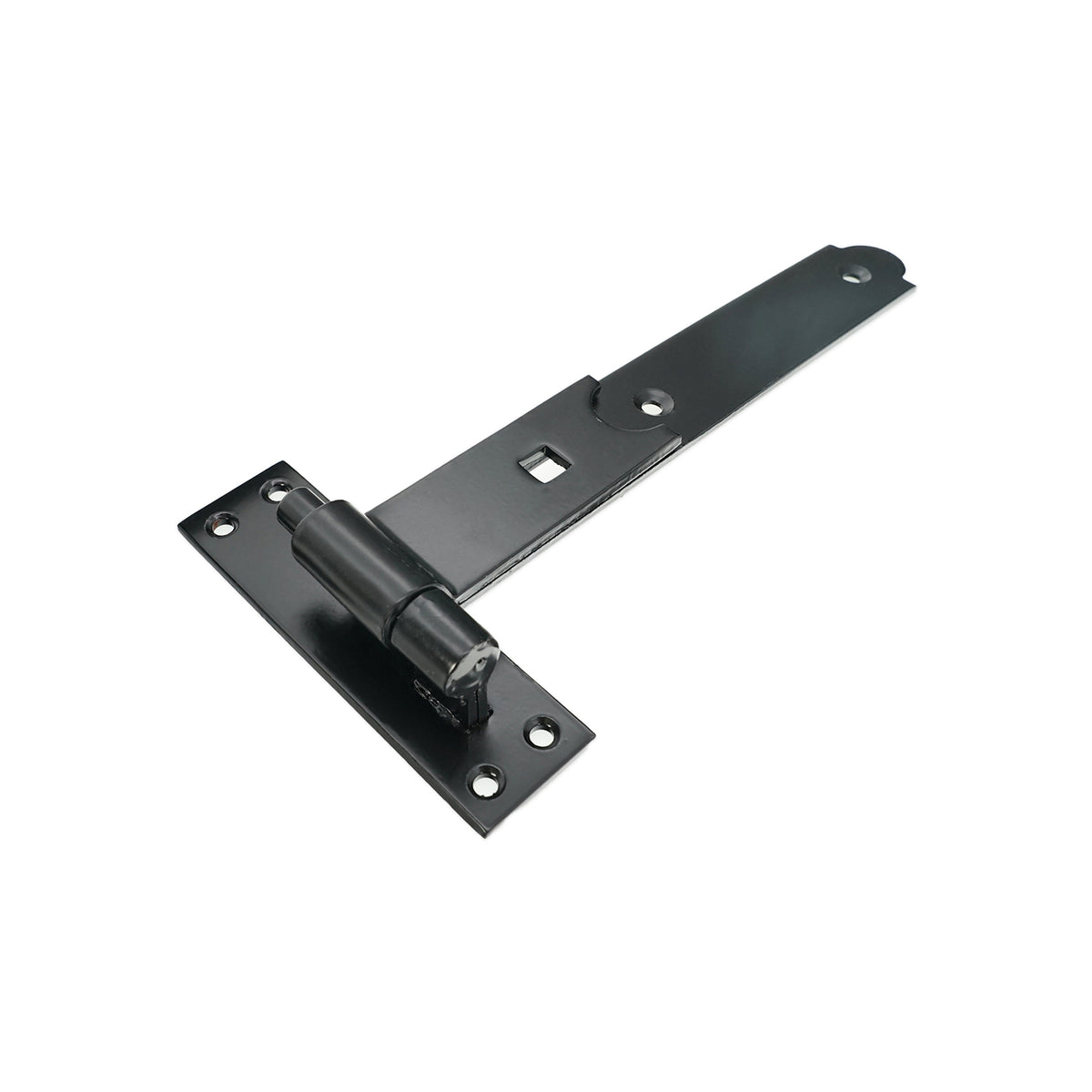Hook and Band Hinge - Straight 10" - 250mm Black