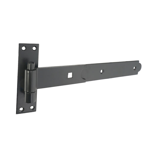 Hook and Band Hinge - Straight 12" - 300mm Black