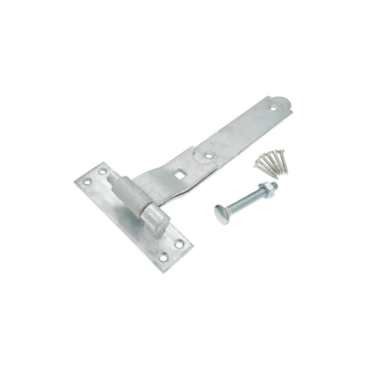 Hook and Band Hinge - Cranked 10" - 250mm Galvanised