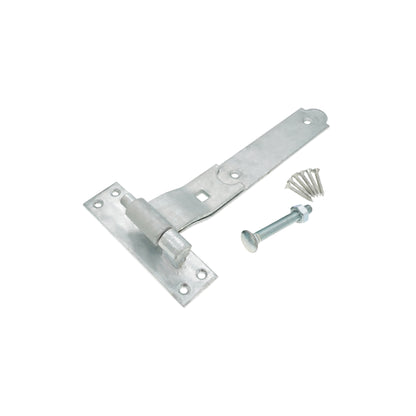 Hook and Band Hinge - Cranked 10" - 250mm Galvanised