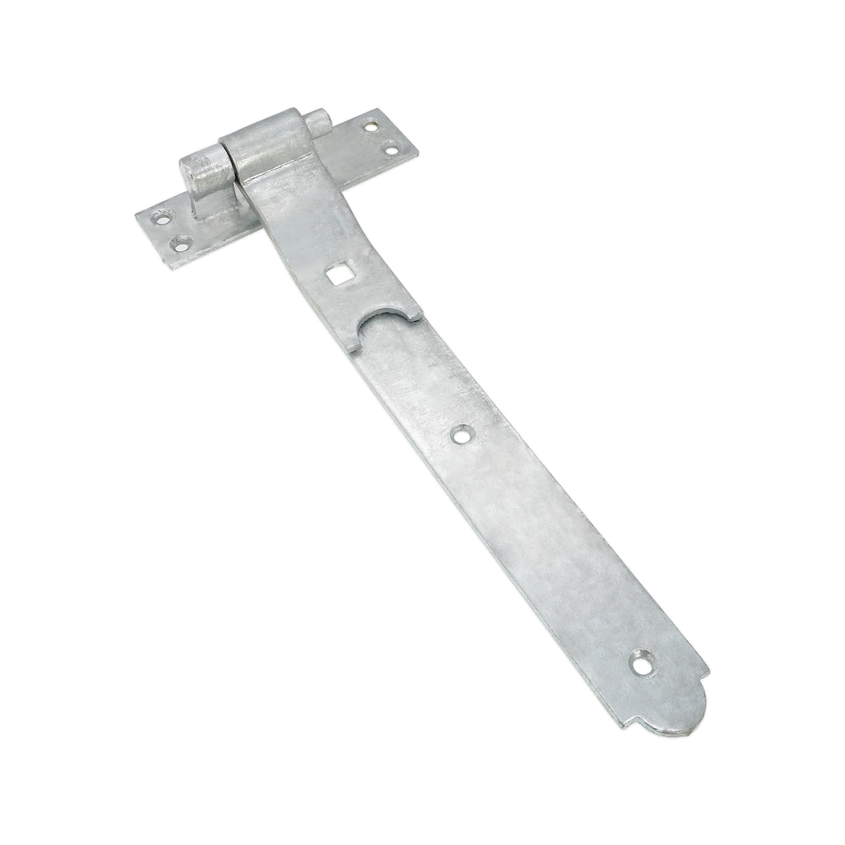 Hook and Band Hinge - Cranked 12" - 300mm Galvanised