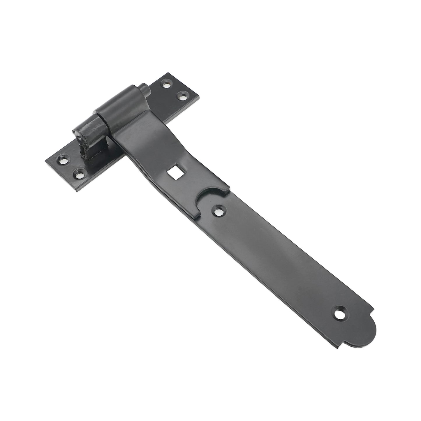 Hook and Band Hinge - Cranked 10" - 250mm Black