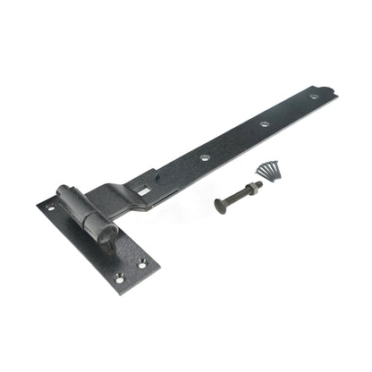 Hook and Band Hinge - Cranked 18" - 450mm Black