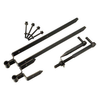 Field Gate Kit - Adjustable 24" - 600mm Black