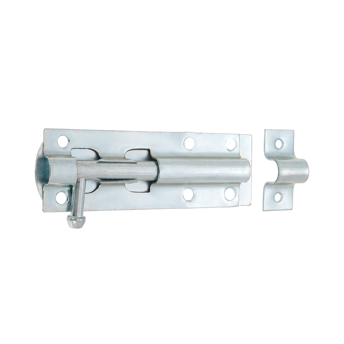 Iron Barrel Bolt - Straight 3" Zinc