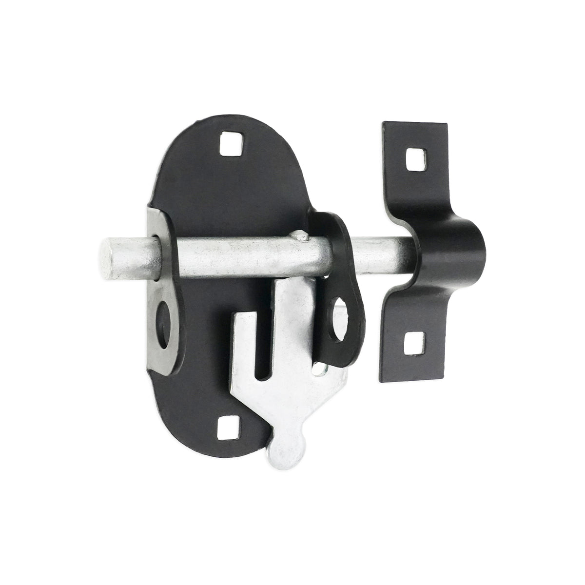 Iron Oval Pad Bolt Black