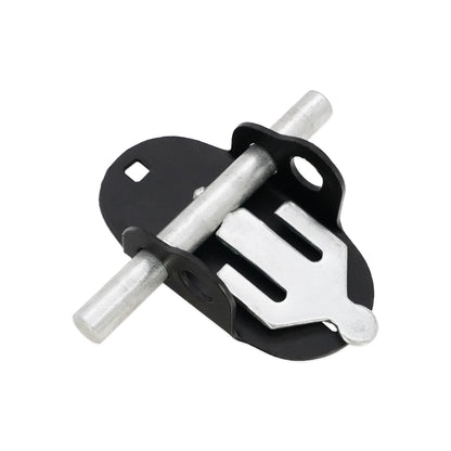 Iron Oval Pad Bolt Black