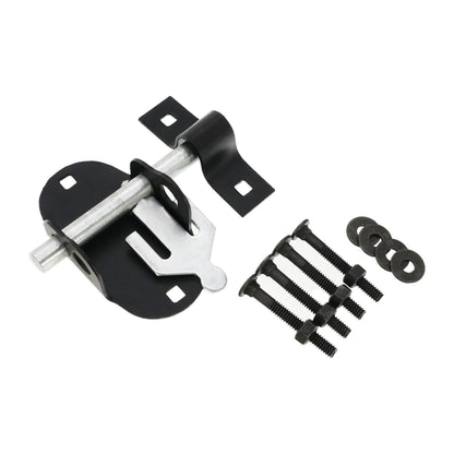 Iron Oval Pad Bolt Black
