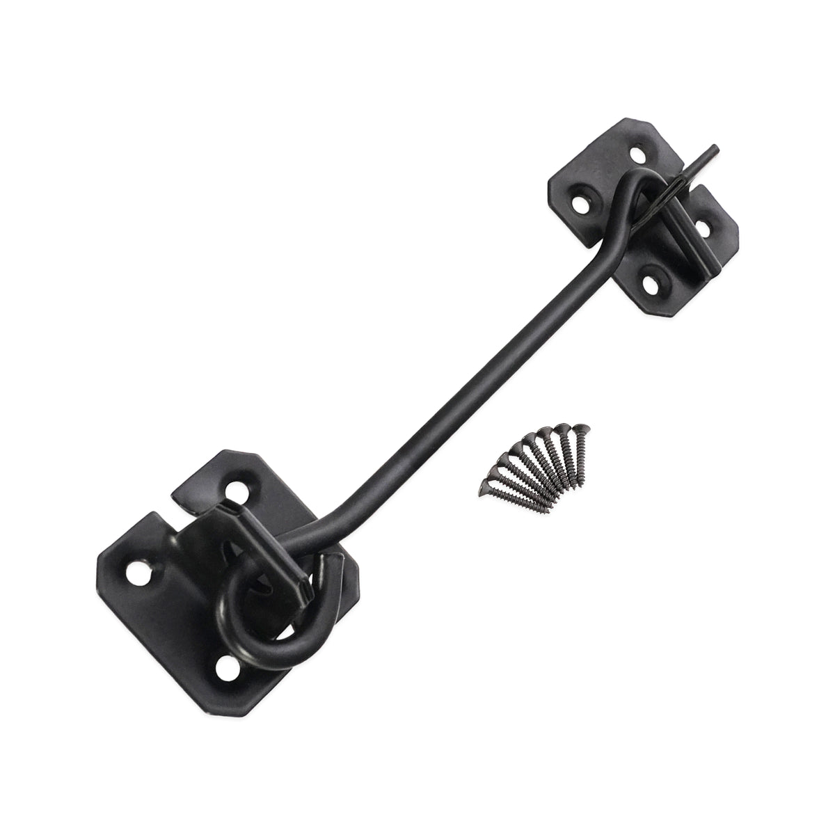 Iron cabin Hook Black 6" - 150mm