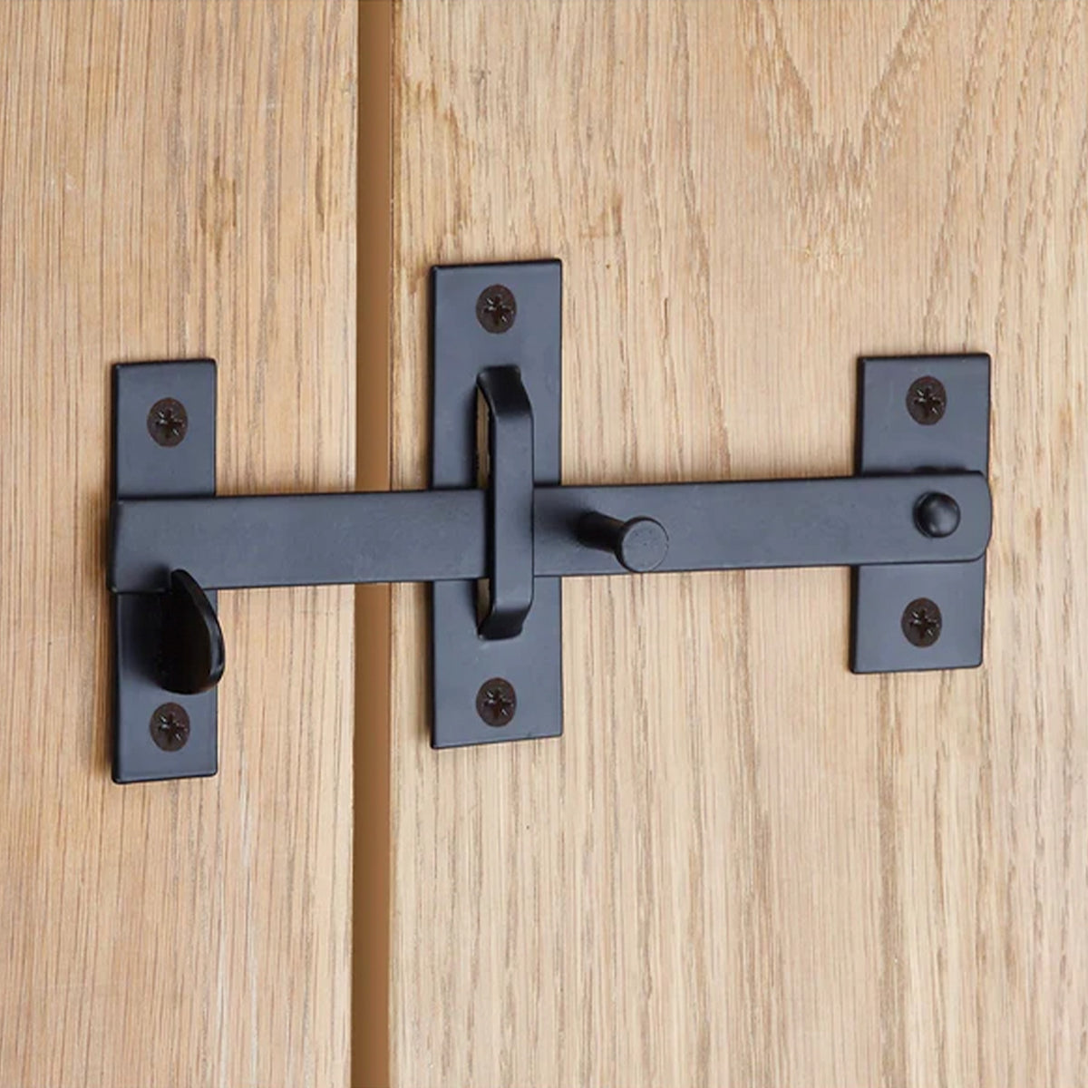Iron Suffolk Latch Black
