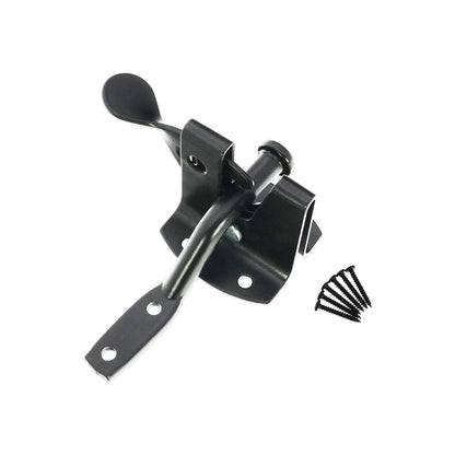 Iron Auto Gate Latch Black