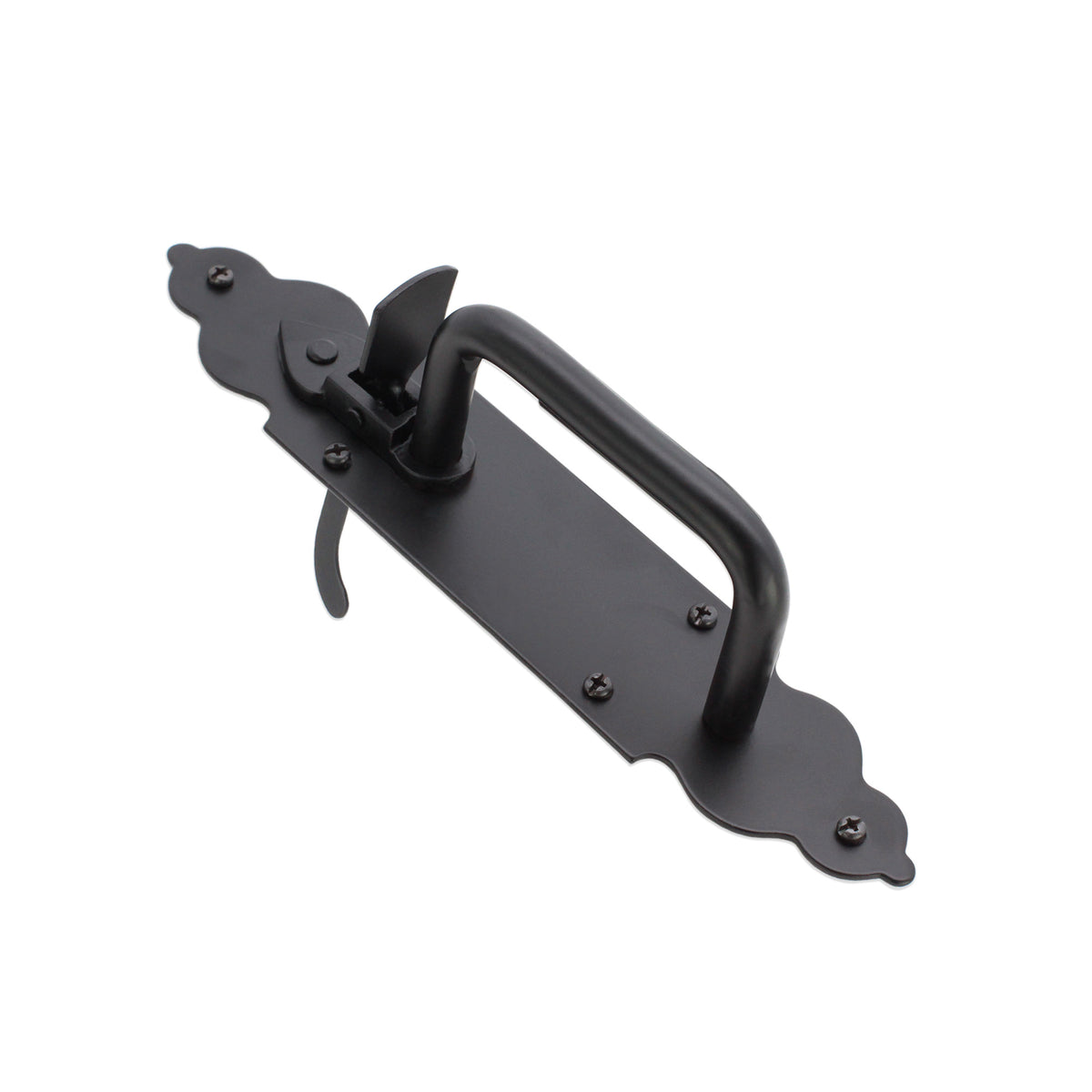 Iron Suffolk Latch - Gothic Black