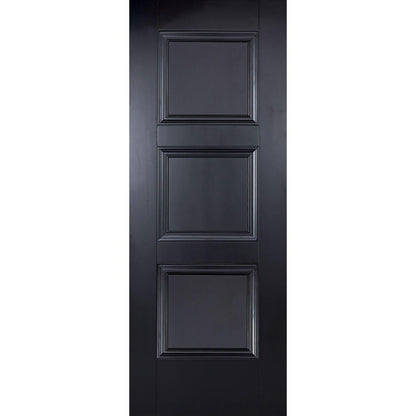 Amsterdam Primed Plus Black Fire Door