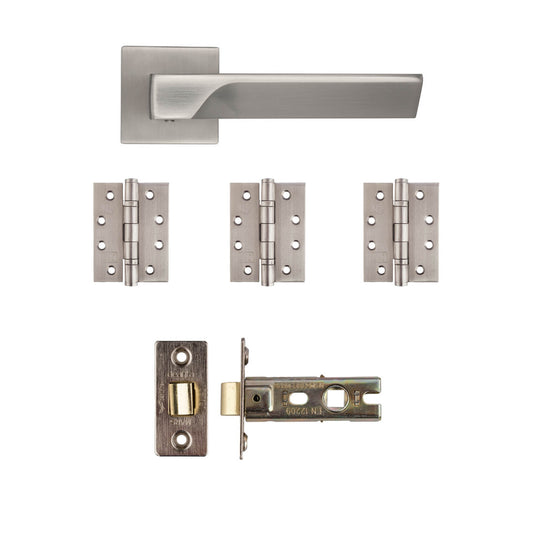 Athens Latch Kit Satin Nickel