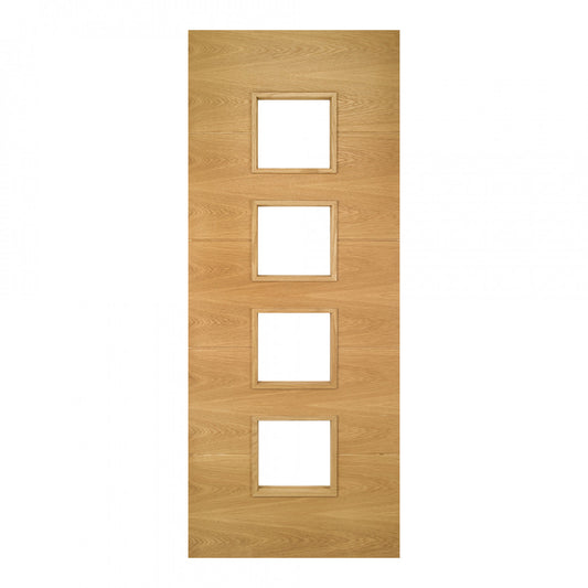 Augusta Glazed Interior Oak Door