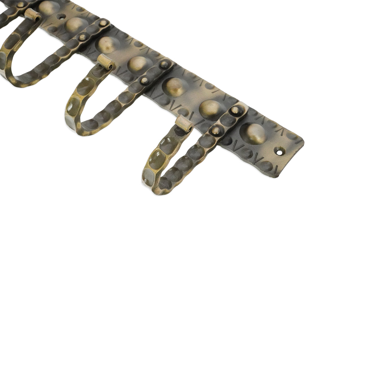 Iron Coat Hook Dotted 6 leg - Antique