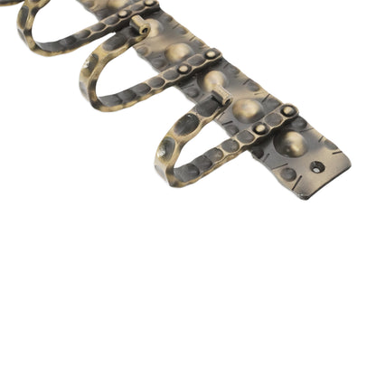 Iron Coat Hook Dotted 4 leg - Antique