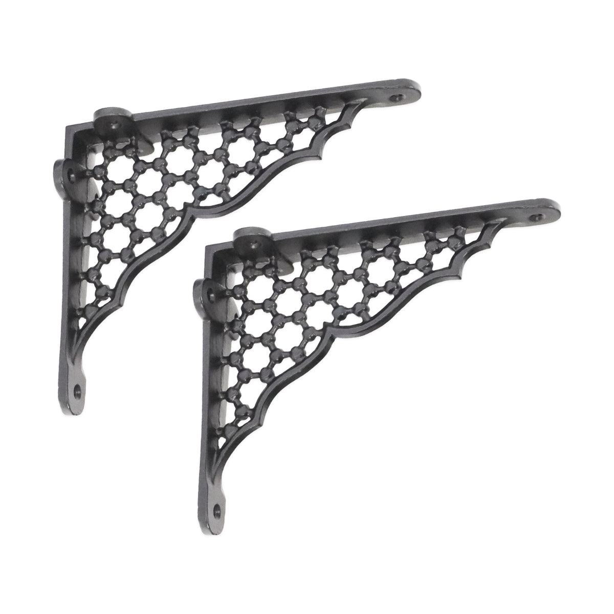 Honeycomb Shelf Bracket Black (Sold in Pairs)