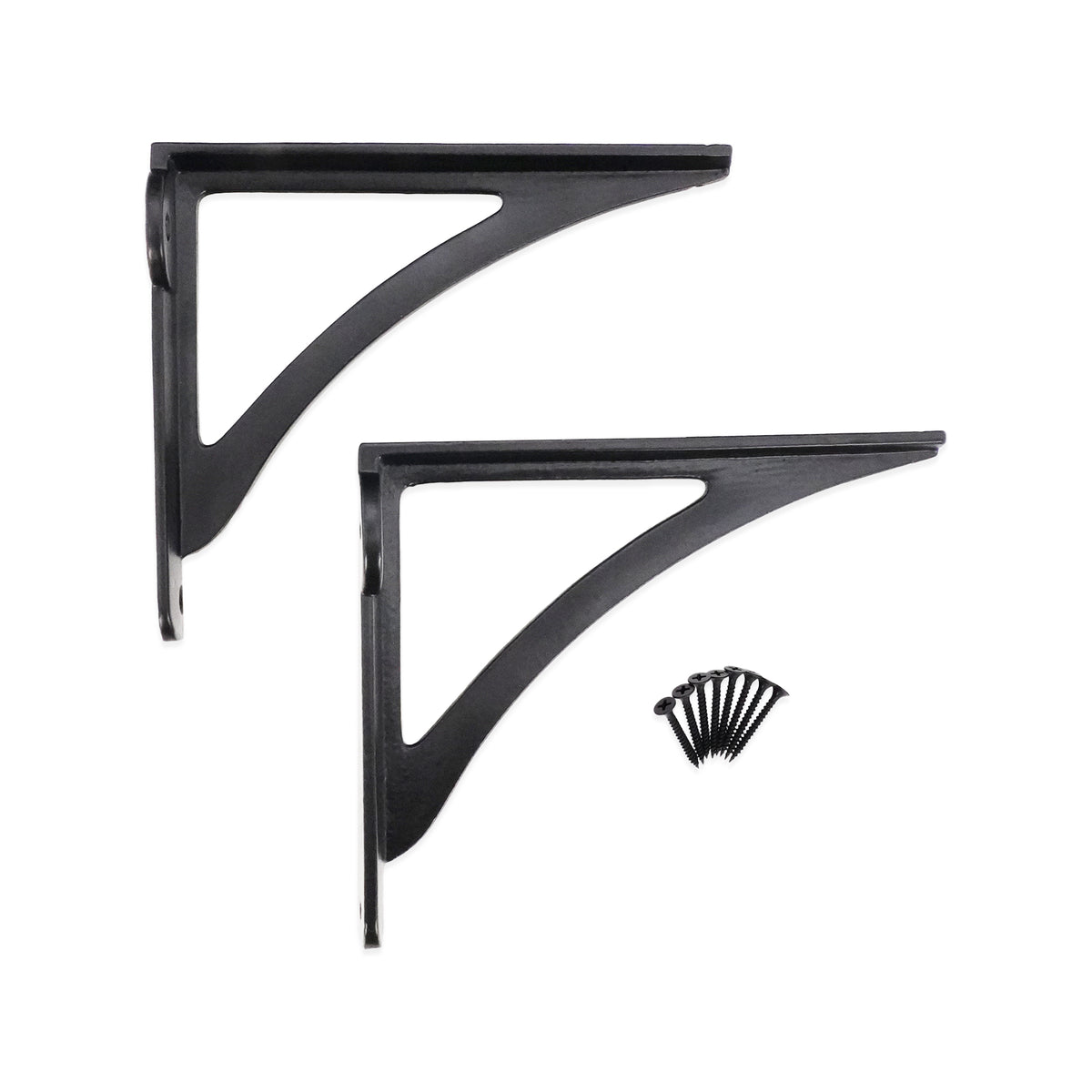 Victorian Ironbridge Shelf Bracket Black (Sold in Pairs)