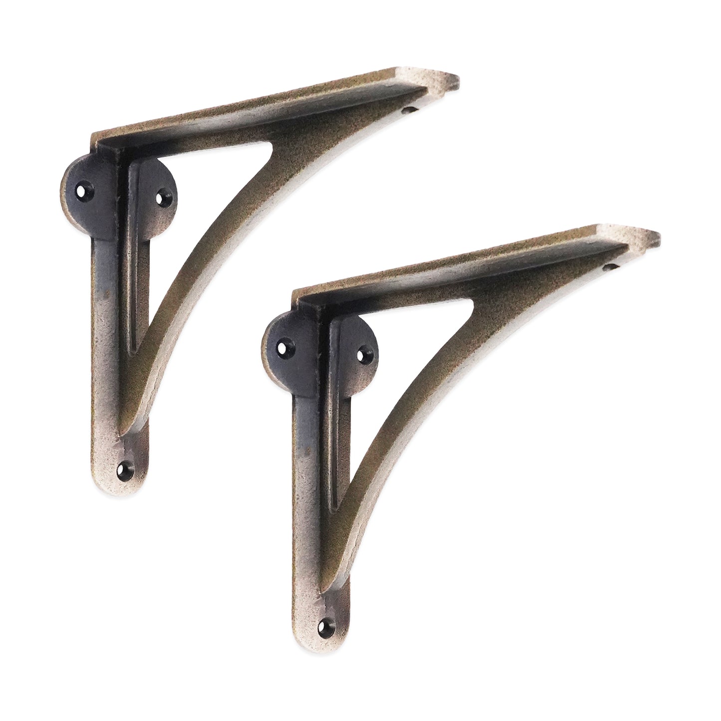 Victorian Ironbridge Shelf Bracket Matt Antique (Sold in Pairs)