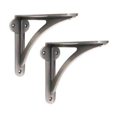 Victorian Ironbridge Shelf Bracket Pewter (Sold in Pairs)