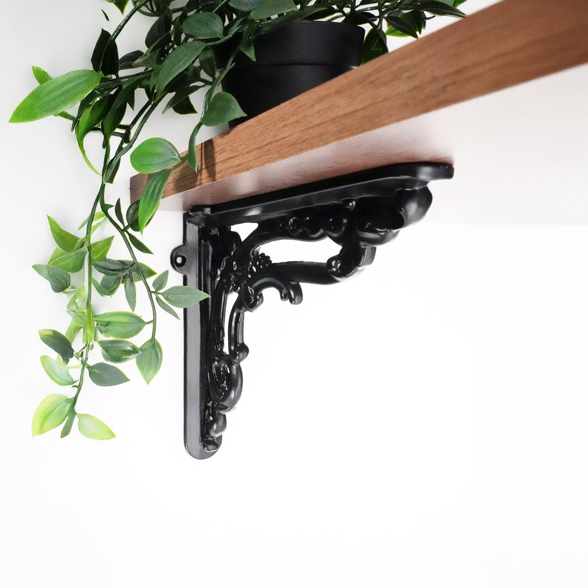 Apple Shelf Bracket Black (Sold in Pairs)