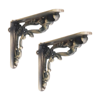 Apple Shelf Bracket Matt Antique (Sold in Pairs)