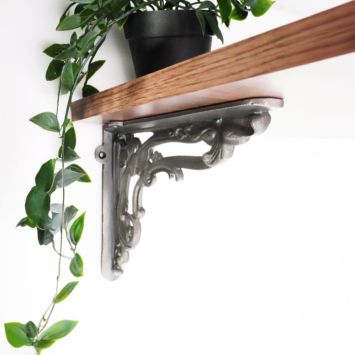 Apple Shelf Bracket Pewter (Sold in Pairs)