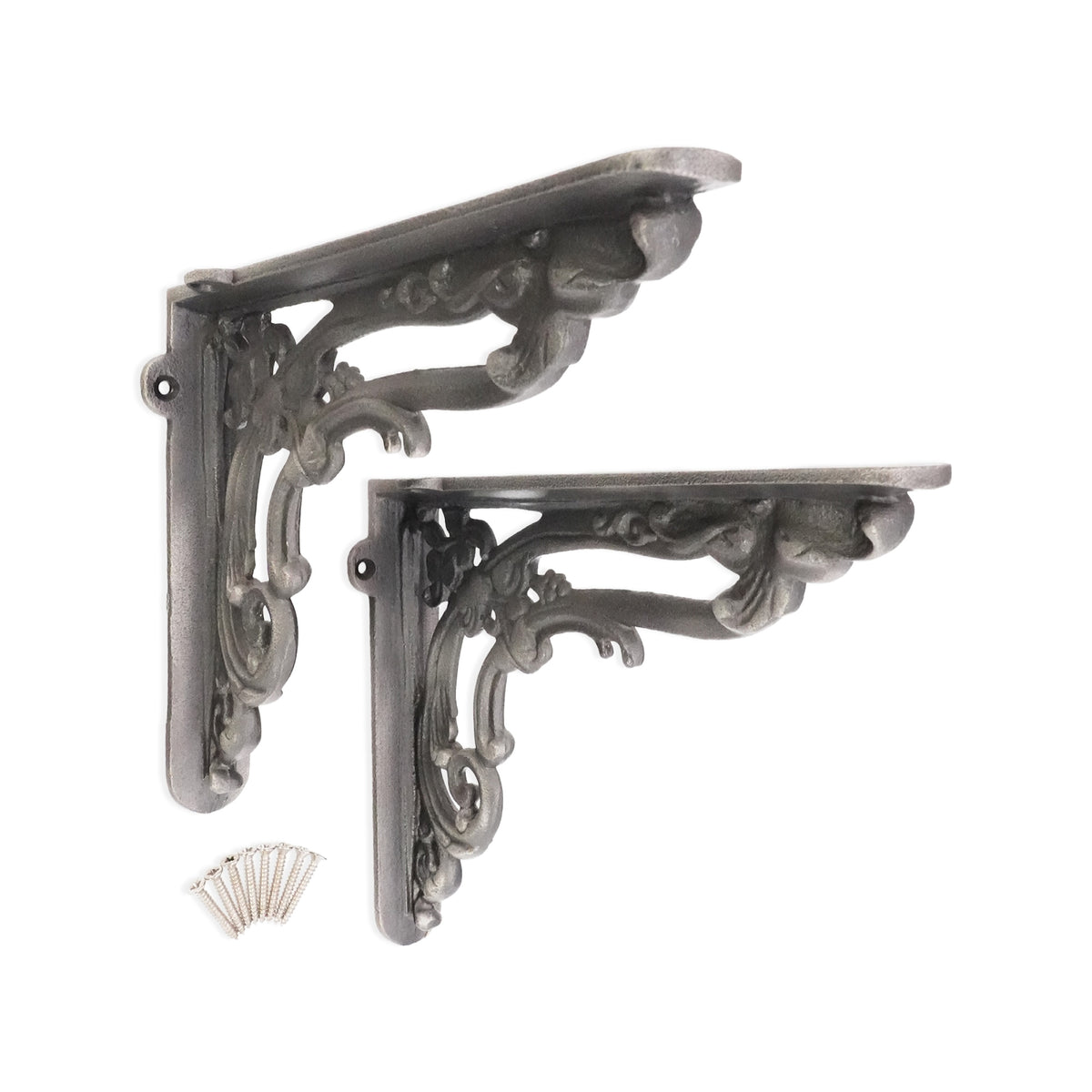 Apple Shelf Bracket Pewter (Sold in Pairs)