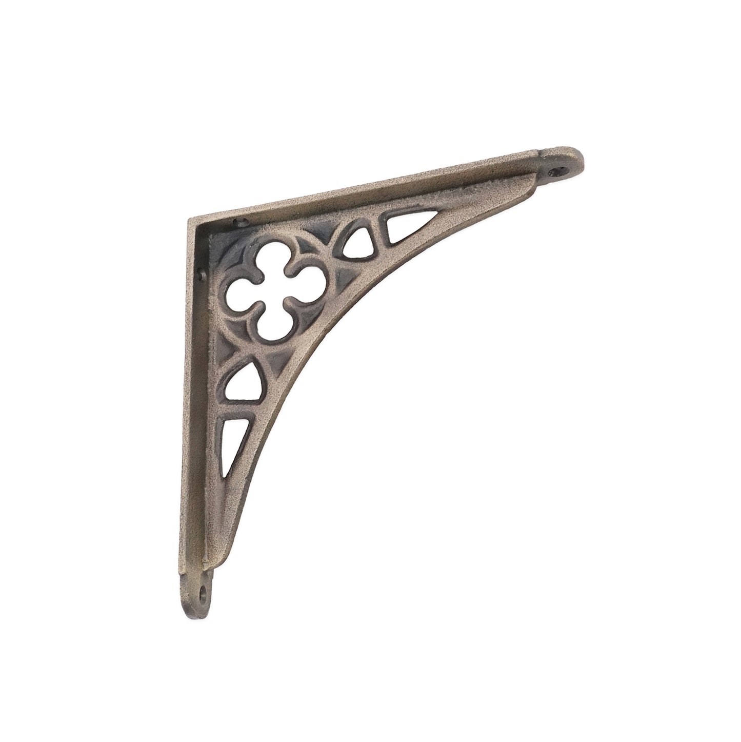 Victorian Gothic Shelf Bracket Matt Antique (Sold in Pairs)