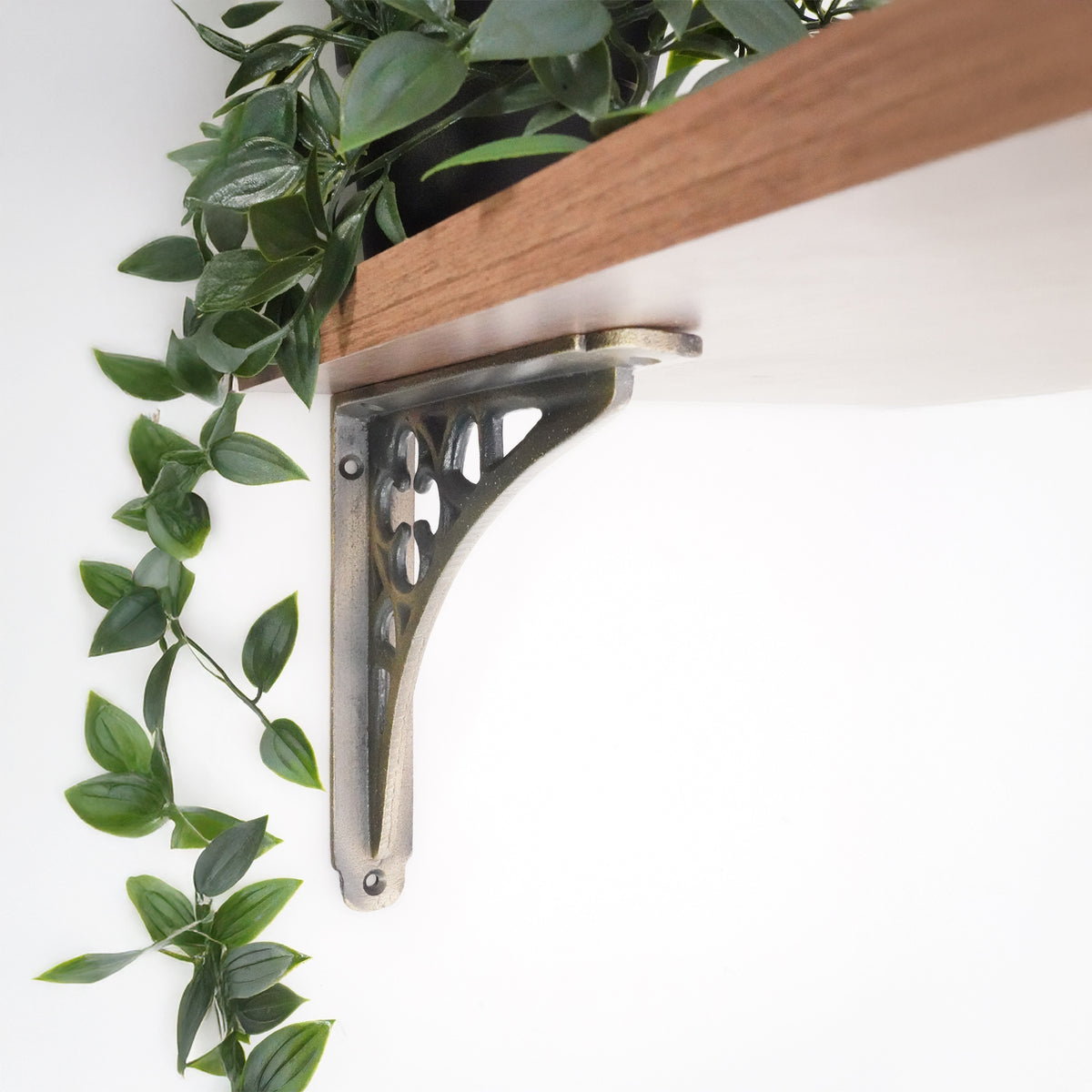 Victorian Gothic Shelf Bracket Matt Antique (Sold in Pairs)