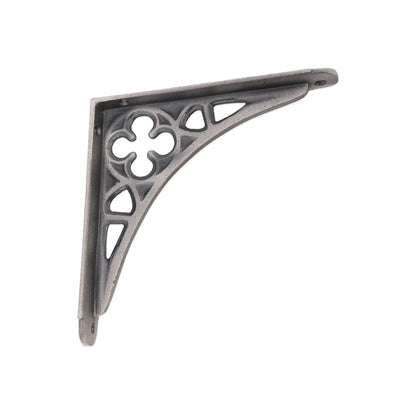 Victorian Gothic Shelf Bracket Pewter (Sold in Pairs)