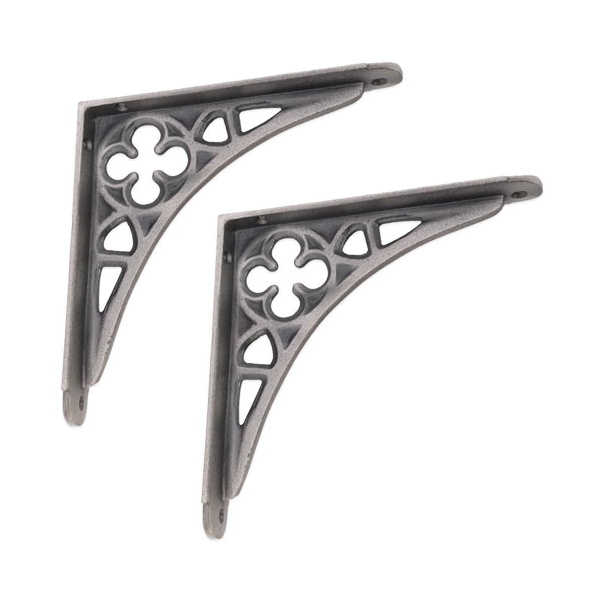 Victorian Gothic Shelf Bracket Pewter (Sold in Pairs)