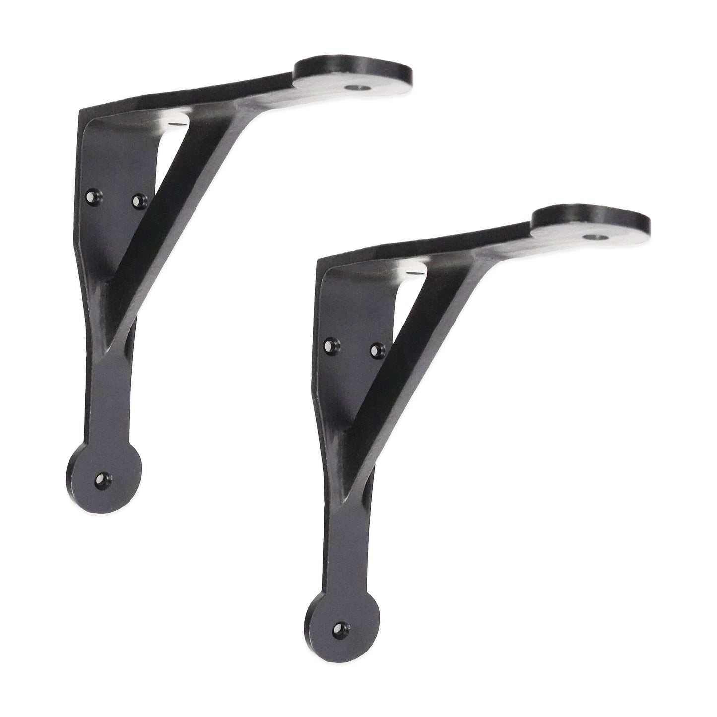 Penny Gallow Shelf Bracket Black (Sold in Pairs)