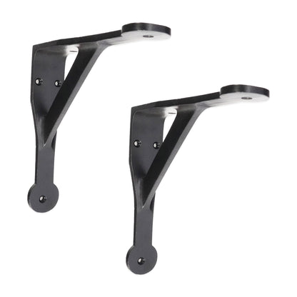Penny Gallow Shelf Bracket Black (Sold in Pairs)