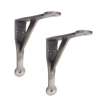Penny Gallow Shelf Bracket Pewter (Sold in Pairs)