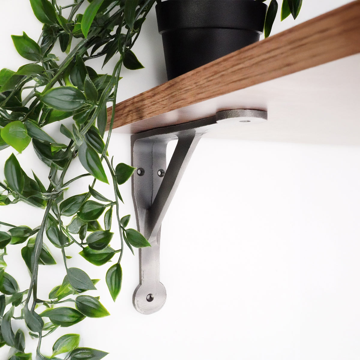 Penny Gallow Shelf Bracket Pewter (Sold in Pairs)