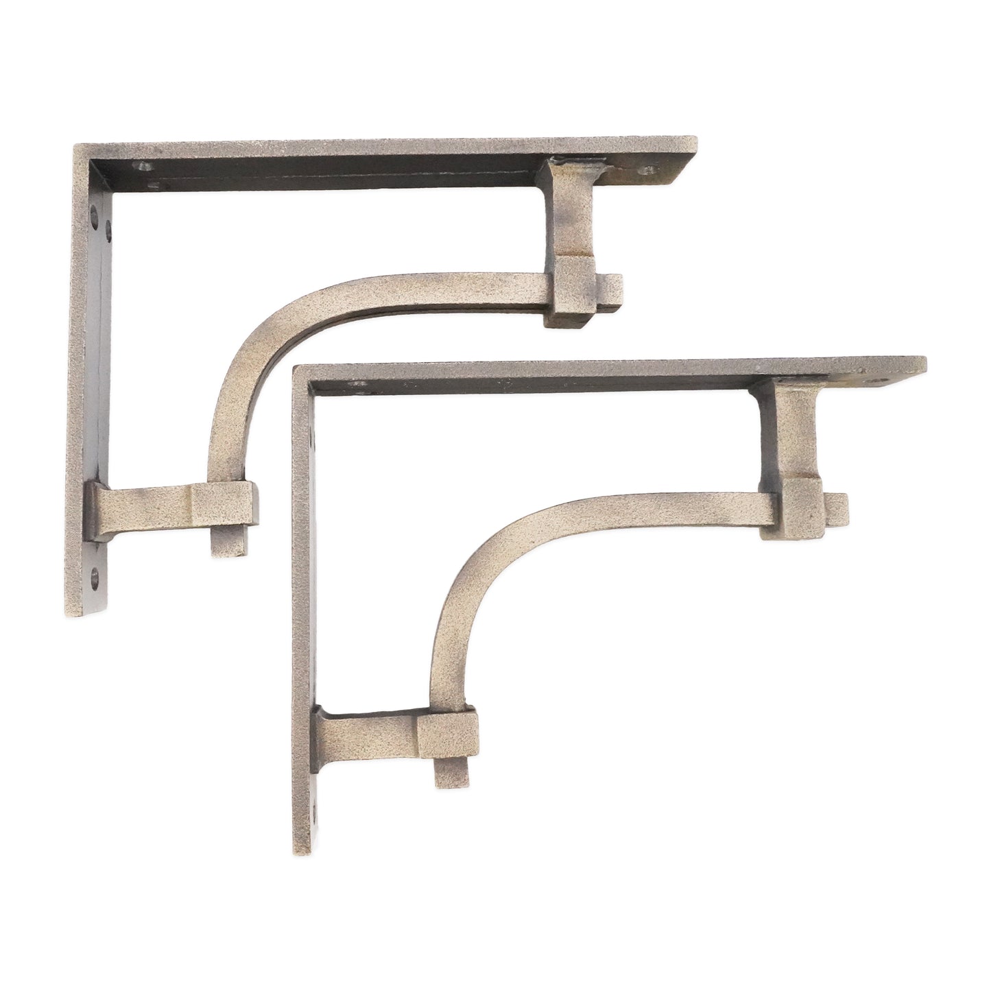 Industrial Shelf Bracket Matt Antique (Sold in Pairs)
