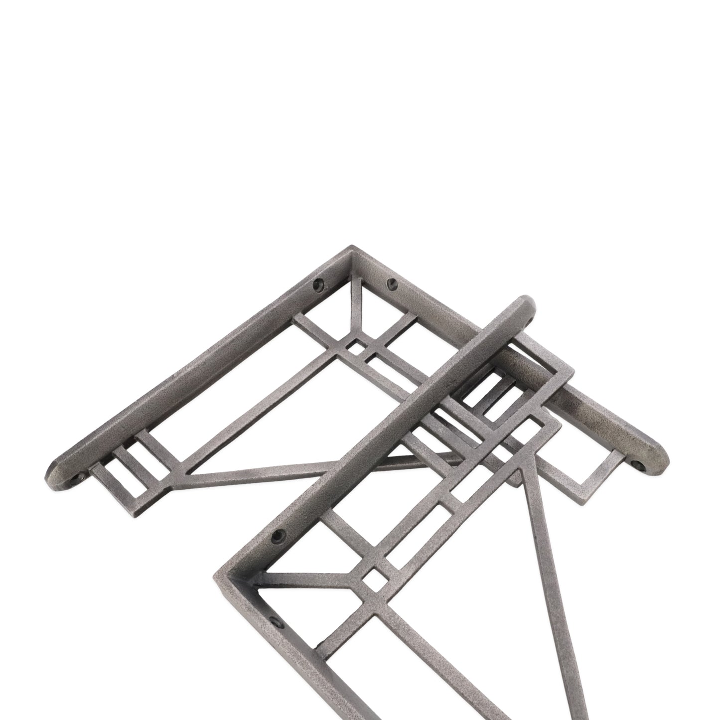 Art Deco Shelf Bracket Pewter (Sold in Pairs)