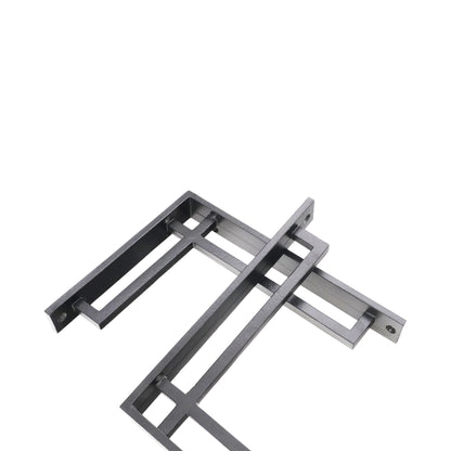 Narrow Art Deco Bracket Black (Sold in Pairs)