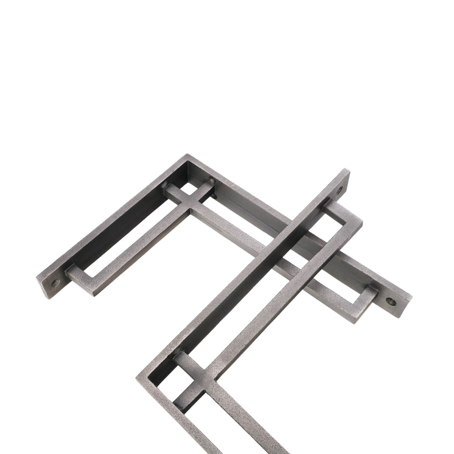 Narrow Art Deco Bracket Pewter (Sold in Pairs)