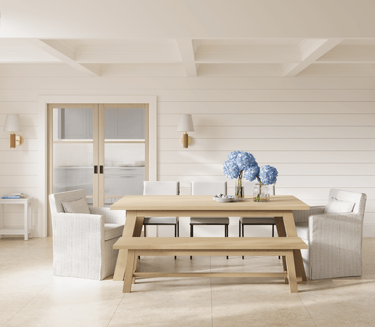 Sutton Reeded Glazed Pre-finished Blonde Oak life