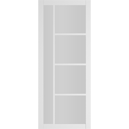 Brixton Urban White Primed Clear Glass