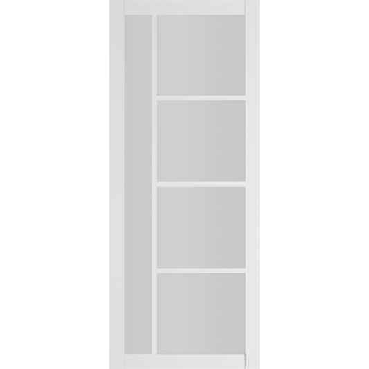 Brixton Urban White Primed Clear Glass