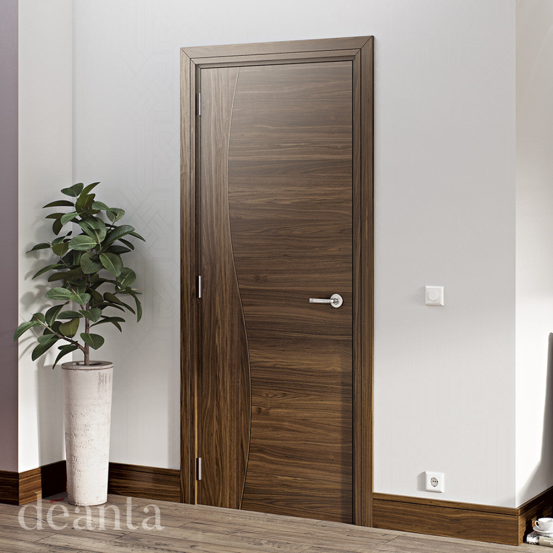Cadiz Prefinished Walnut Deanta door life