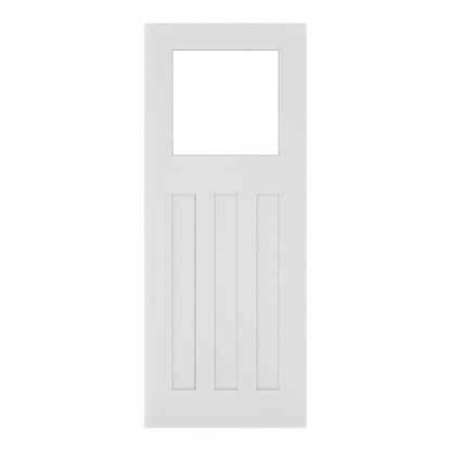 Cambridge White Primed Glazed Internal Door