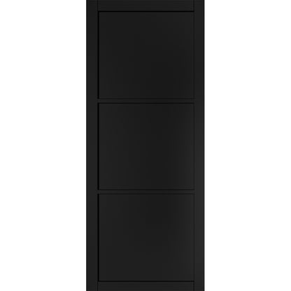 Camden Black Urban Prefinished Door