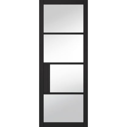 Chelsea 4L Clear Pre-finished Black