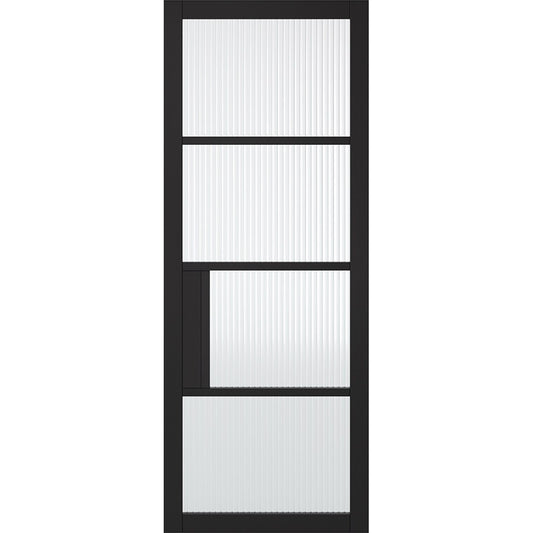 Chelsea 4L Reeded Pre-finished Black
